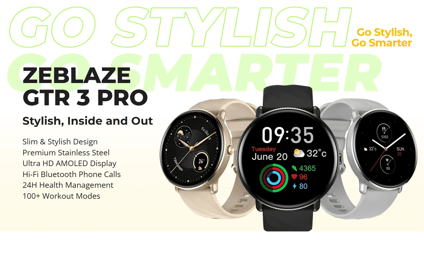 Zeblaze GTR 3 Pro Description