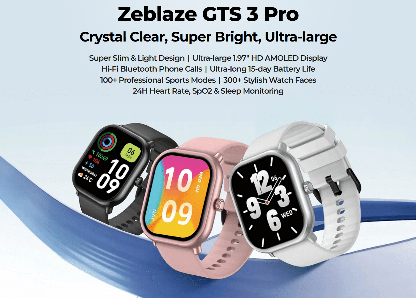 Zeblaze GTS 3 Pro Description 1