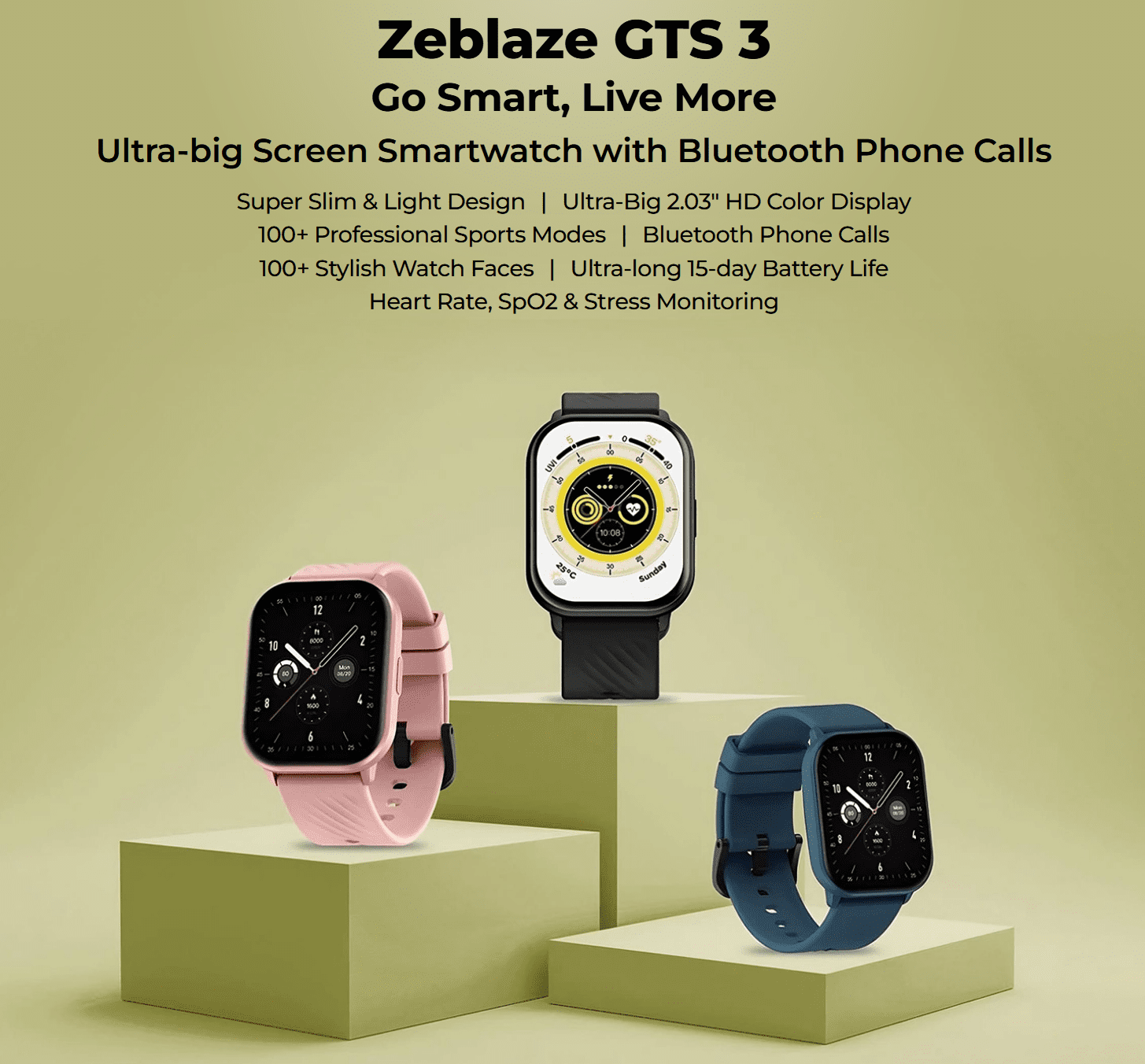 Zeblaze GTS 3 Description 1