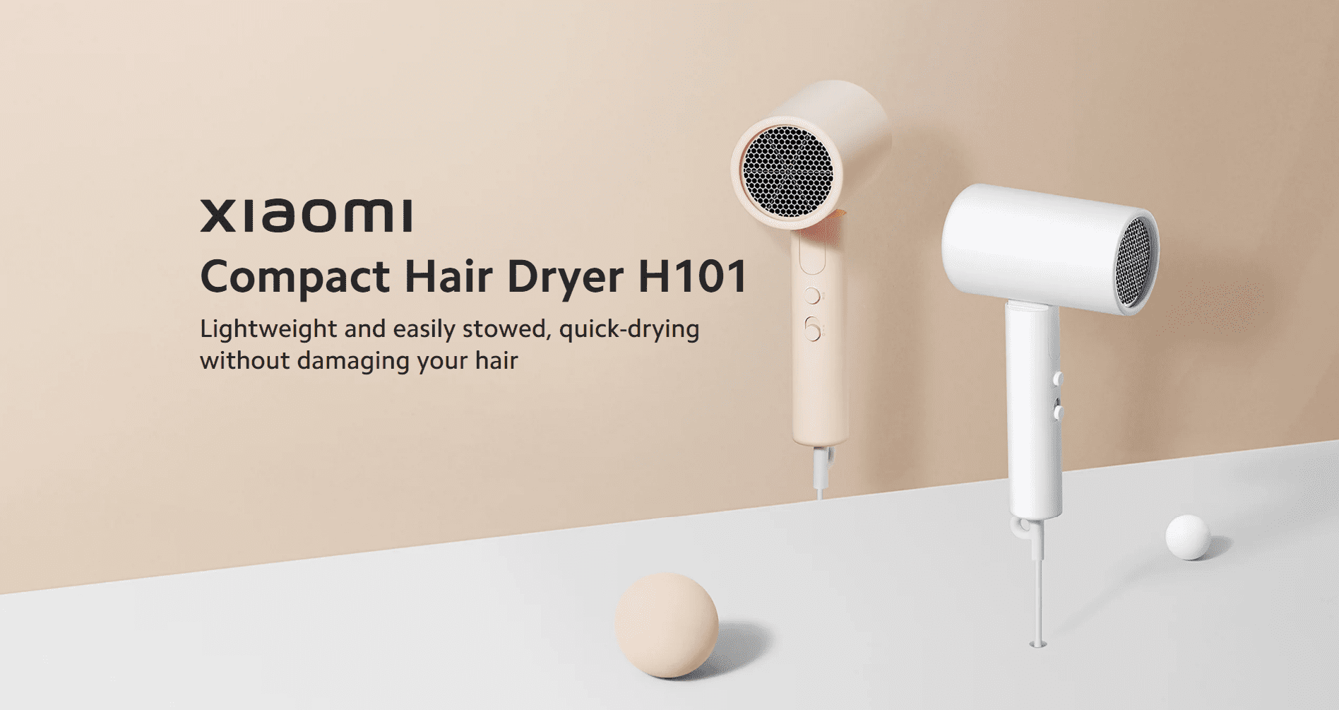 Xiaomi Compact Hair Dryer H101 Description 1
