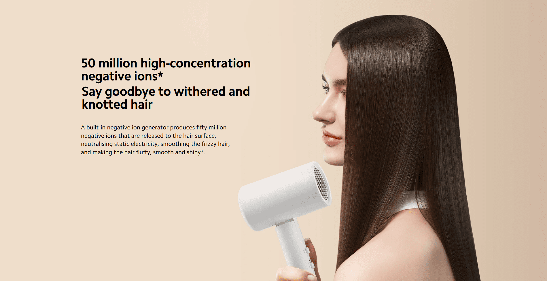 Xiaomi Compact Hair Dryer H101 Description 2