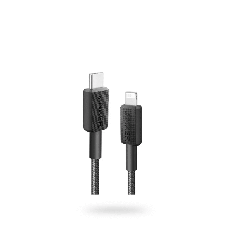 Anker 322 USB-C to Lightning Fast Charging Cable - Black