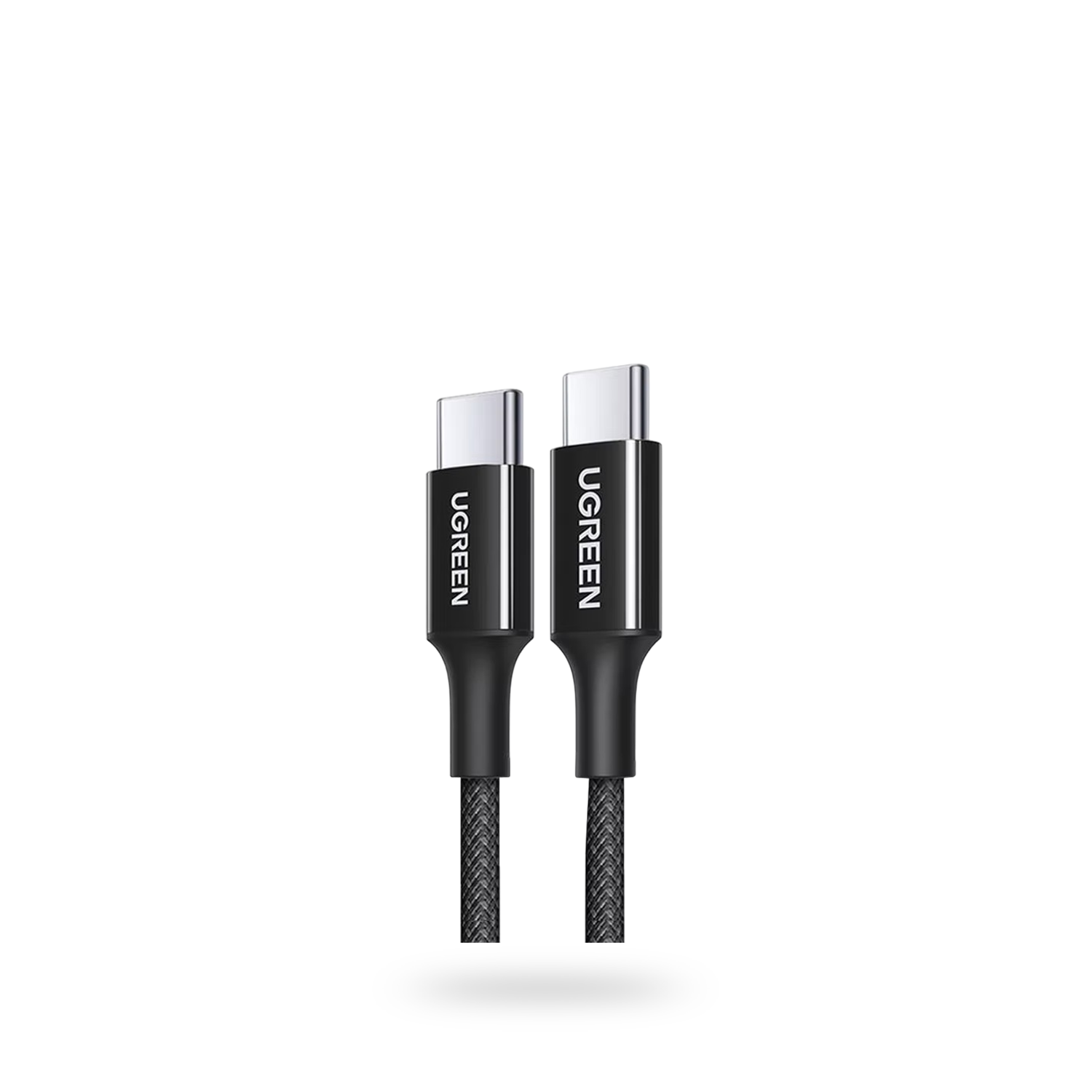 UGREEN L502 USB-C to USB-C PD 100W Braided Fast Charging Cable - Black UGREEN L502 USB-C to USB-C PD 100W Braided Fast Charging Cable - Black