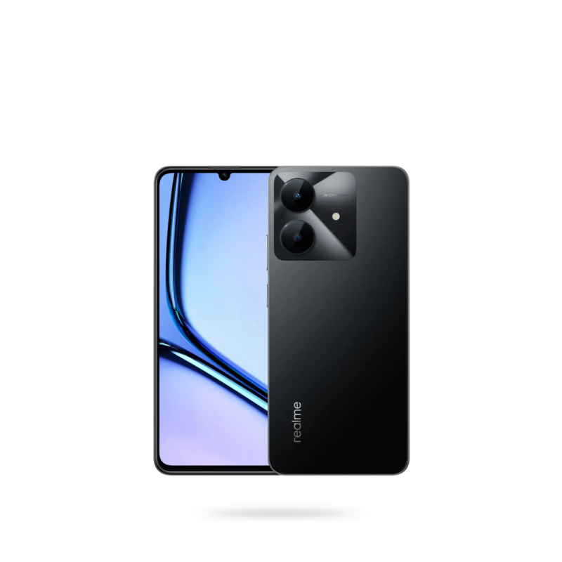 realme note 60x - Marble Black