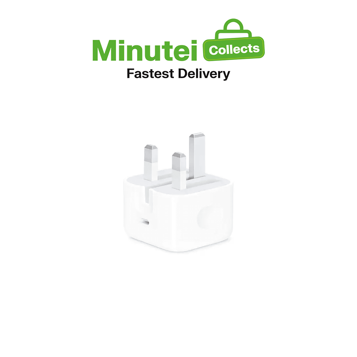 Apple 20W USB-C Power Adapter Folding Pins (MHJF3ZPA)