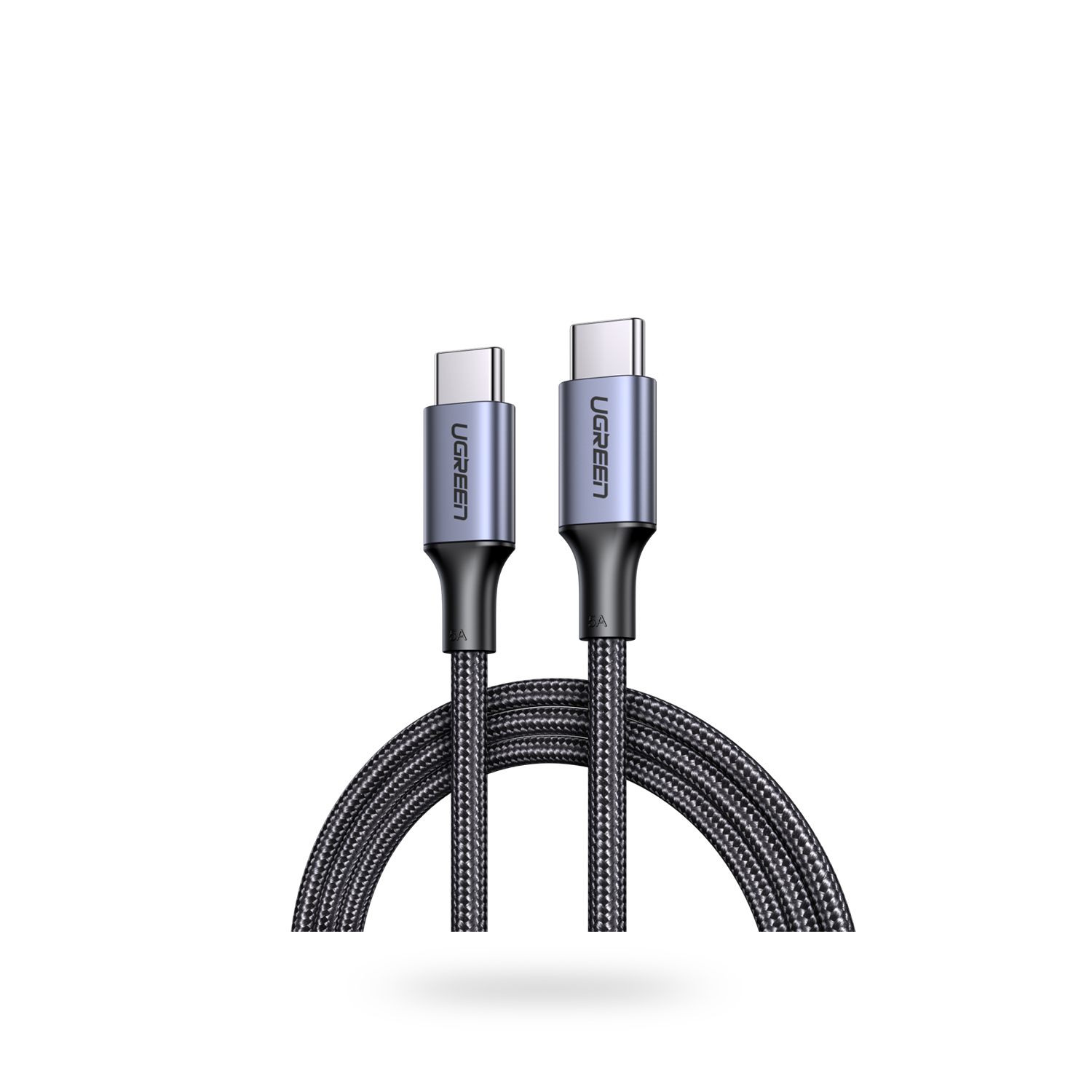 UGREEN US316 USB-C to USB-C PD 5A Braided Fast Charging Cable
