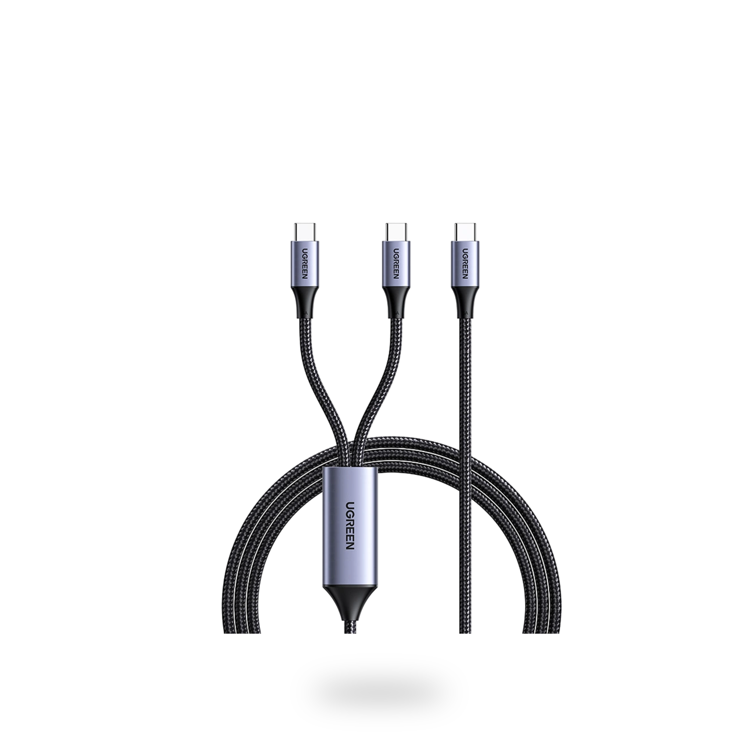 UGREEN L533 2-in-1 Type C Fast Charging Cable