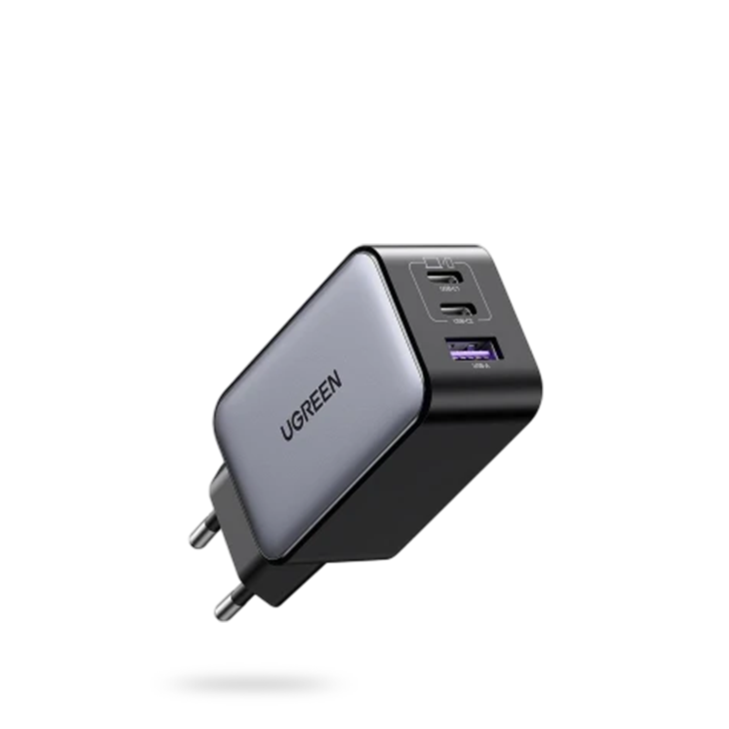 UGREEN Nexode CD244 65W GaN Fast Charger - Space Gray
